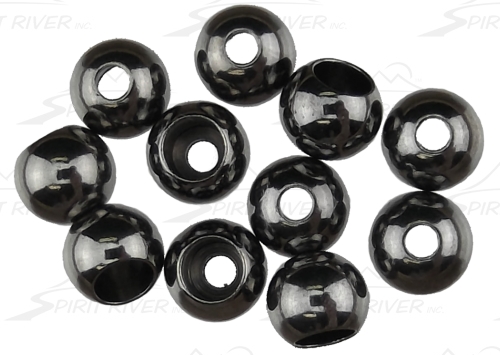 Tungsten beads black nickel 5,5mm