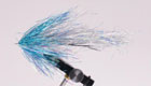 Pike fly flash blue/ silver