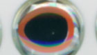 Oval pupil 3D eyes orange 7,8mm